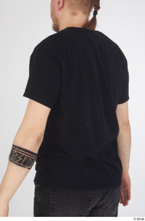 Sigvid black t shirt casual dressed upper body 0004.jpg